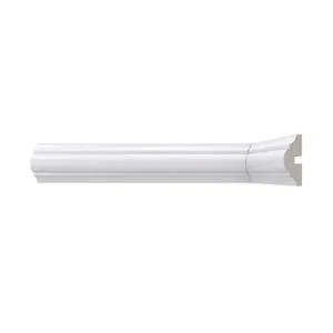 Moldura Rodameio Poliestireno Branco 40mm x 2,4m Clássica Santa Luzia