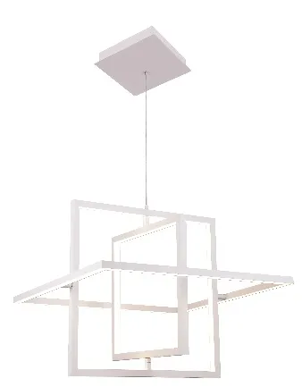 Pendente Quadrado em LED 34W 3000K Orluce