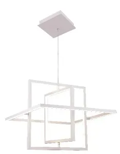 Pendente Quadrado em LED 34W 3000K Orluce
