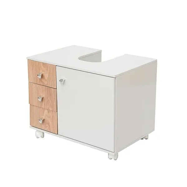 Gabinete de banheiro San Martino 54x67,5cm madeirado Bonatto