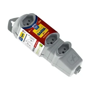 Tomada Em Barra Desmontável 4x20a/250v~ 2pt Cinza Dn1730 Multi Daneva Legrand