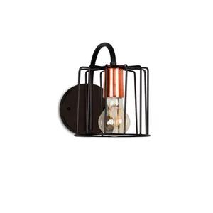 Arandela E27 preto e cobre Omega Spot Line