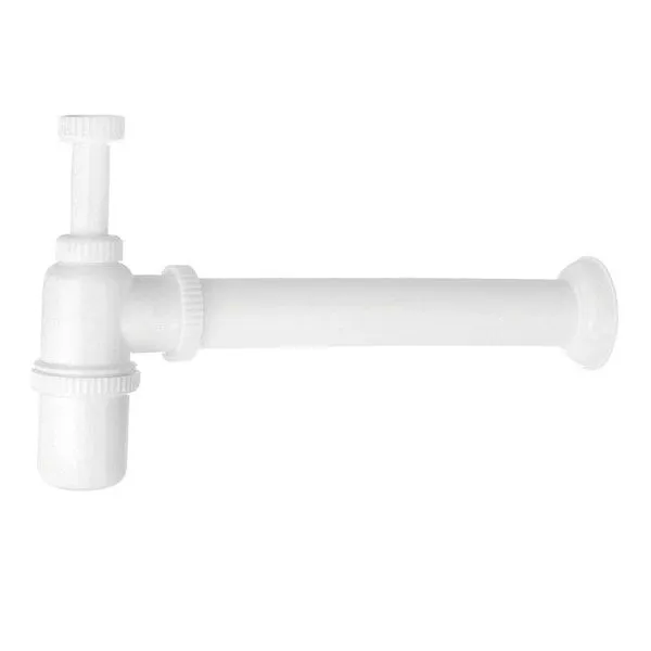 Sifão para Pias de Cozinha Esteves Comum 1" x 2" de PVC Cromado