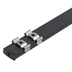 Perfil Slim Sobrepor Preto 2 Metros Gaya