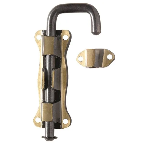Fecho Trinco Para Porta Camarão Oxidado Stanfer