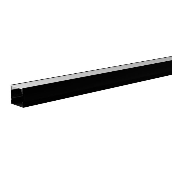 Perfil De Sobrepor Alumínio 3 Metros 19,6X20Mm Preto Llumm Bronzearte