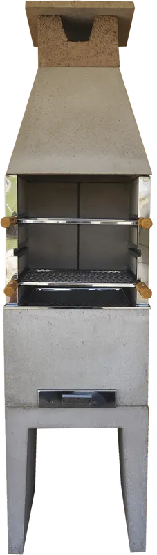 Churrasqueira Concreto Refratário Atacadão Lazer 50cm