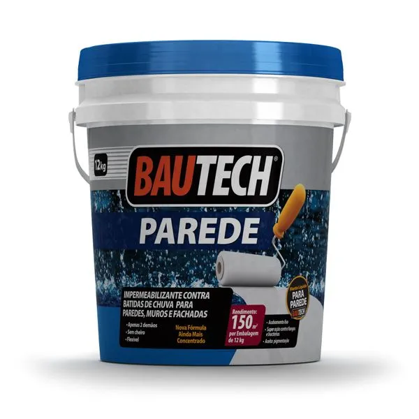 Impermeabilizante p/ Paredes 12Kg Bautech