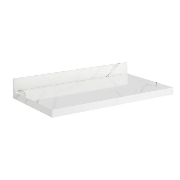 Prateleira Porcelanato Veneza 80Cm Branca Darabas