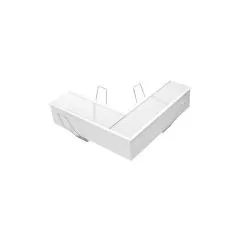 Conector para perfil embutir fitas 3cm branco parede/parede Luminatti