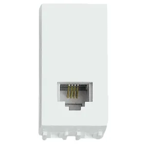 Tomada para telefone RJ11 Thesi branca Bticino
