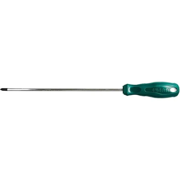 Chave Phillips Sata N1 x 150mm Série P com Ponta Magnética Oxidada Chave Phillips N1x150mm Série P Sata