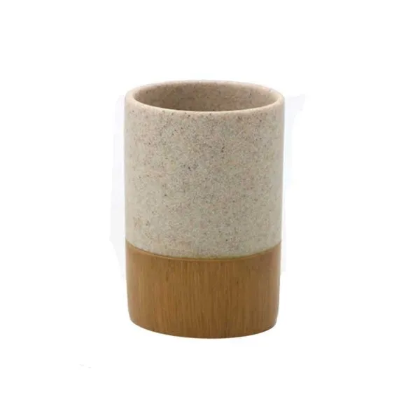 Porta escova de dente para bancada Natural Coisas e Coisinhas