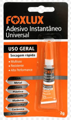 Adesivo Instantâneo Universal 2g Foxlux