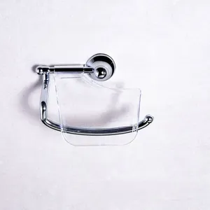 Porta Papel Higiênico Star Ideale Cromado Cristal Aquaplás