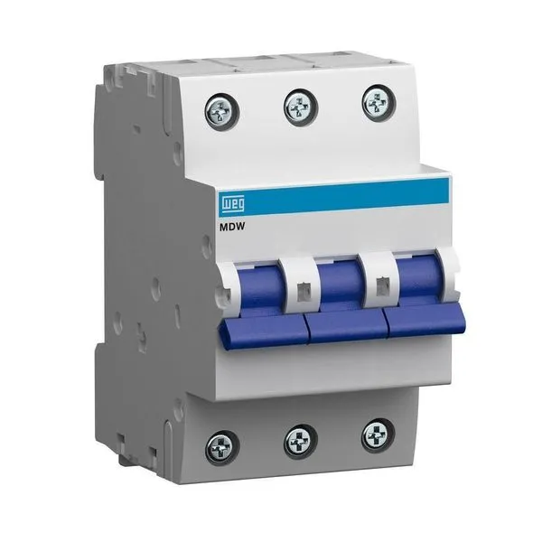Disjuntor Mdw 50a Weg - Curva C Tripolar