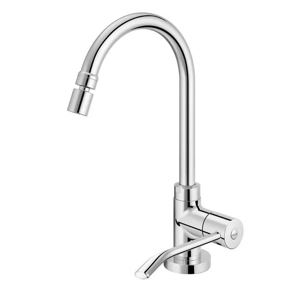 Torneira p/ Cozinha de Mesa c/ Bica Móvel e Alavanca Benefit Docol
