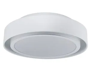 Plafon Sobrepor Para 5 Lâmpadas E27 Branco Doha Tualux