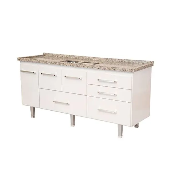 Gabinete de cozinha New Life 178,4x55cm branco Bonatto