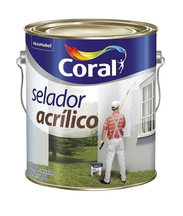 Selador Acrílico Branco 3,6L Coral
