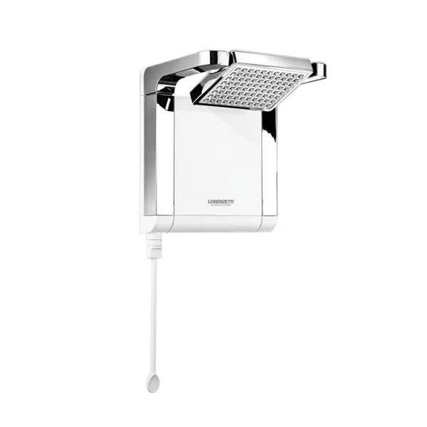 Ducha Acqua Star Branco Com Cromado 7800W Lorenzetti 220V
