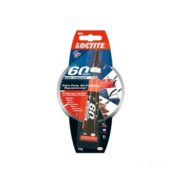 Cola instantanea Gel Loctite 60 segundos 20g Henkel