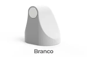 Trava Porta Magnético com Imã Fixador Prendedor Branco