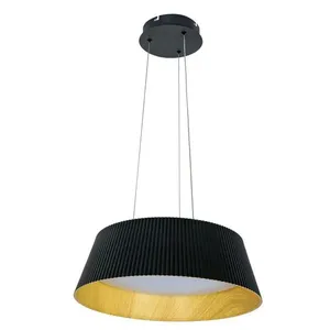 Pendente Arbor Large Preto 30W 3Em1 Nitrolux