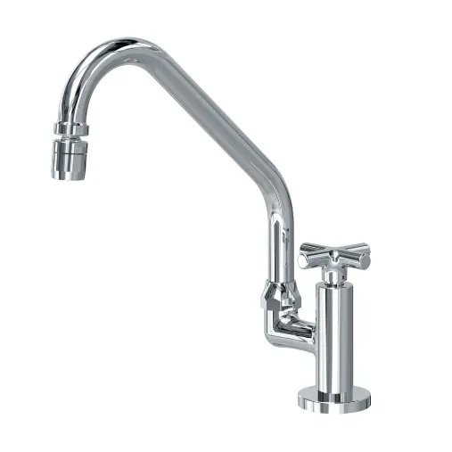 Torneira p/ Cozinha Jade de Mesa c/ Bica Móvel Cromada Fani