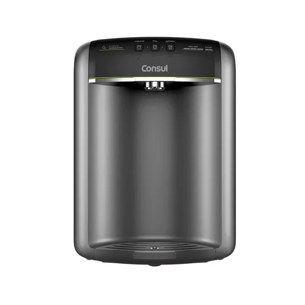 Purificador de água refrigerado de mesa CPB36 cinza 220V Consul
