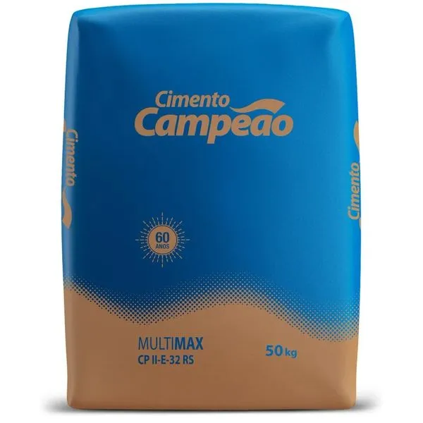 Cimento Cinza CPII-E 50KG Campeão Nacional