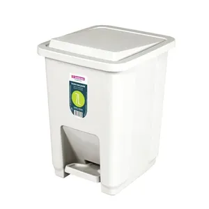 Lixeira Plástica com Pedal 7L Sanremo SR2207 Branca