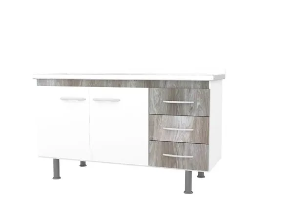 Gabinete New Sonic p/ Pia 156,4x60x53cm Carvalho Bonatto