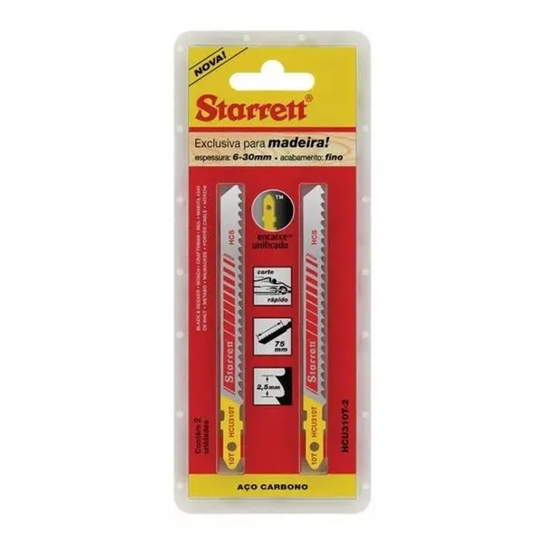 Lâmina p/ Serra Tico-Tico Carbono RET.AFIL2PC HCU310T-2 Starrett
