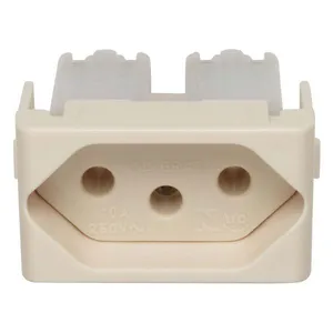 Módulo para tomada 20A 250V marfim Decor Prime Schneider