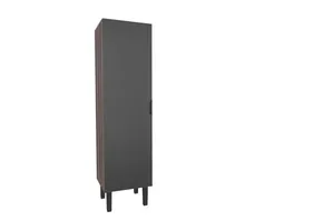 Armário Para Lavanderia Multiuso Flamingo Tamarindo E Preto Cozimax