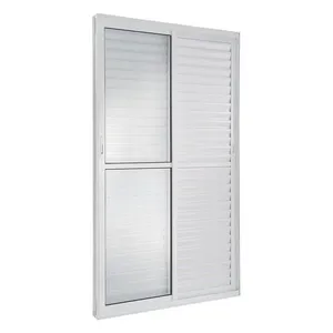 Porta Balcão Veneziana 3 Folhas Móveis Vlis 210x120 Branco Topsul Esquadrisul