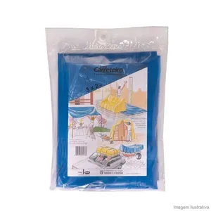Lona Carreteiro 105 Gr Com Ilhozes Pc 3mx2m Azul Plasitap