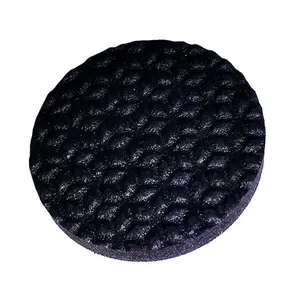 Calço Eva Autoadesivo Redondo Antideslizante 38mm Preto 04 Peças