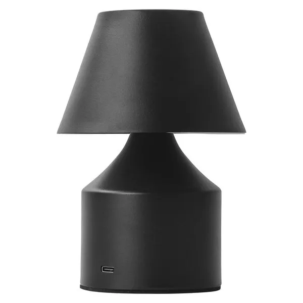 Abajur Bloom Cinza 3Em1 Recarregável Nitrolux