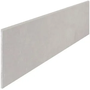 Rodapé Porcelanato Cinza Retificado 20x120cm Nord Ris Natural Portobello