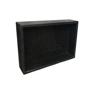 Nicho Para Banheiro Sem Bordas 50x50x10 Granito Natural Preto Granipolo
