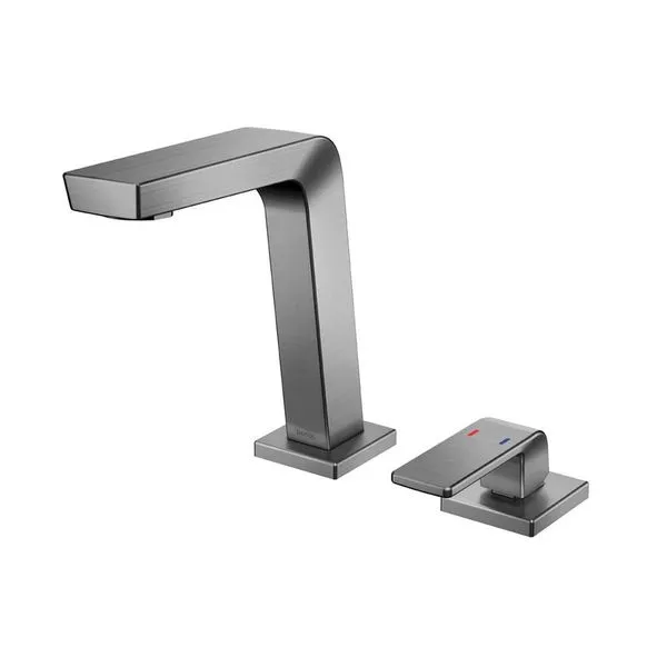 Misturador Monocromado de Mesa p/ Lavabo Bica Baixa Vougan Grafite Escovado Docol