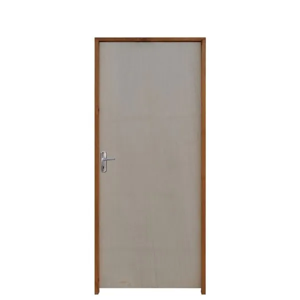 Kit porta de madeira Mescla direita Rodam 210x80x9cm batente eco mista