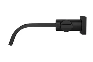 Misturador De Lavatório De Parede DN 20 Polo Black Matte Deca