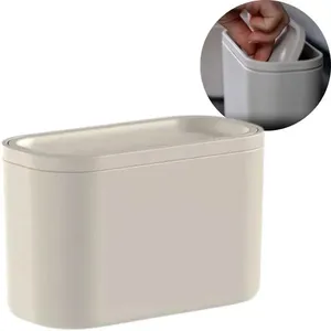 Lixeira De Bancada Basculante Bold Bege Ou