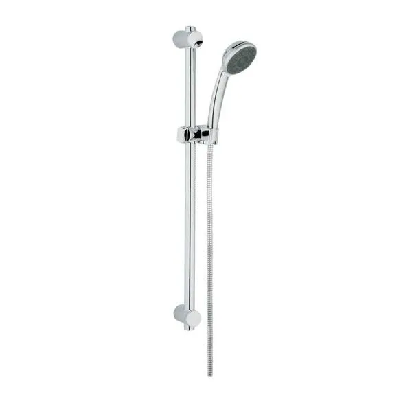 Ducha de parede com barra deslizante com 3 jatos Vitalio Trend cromado Grohe