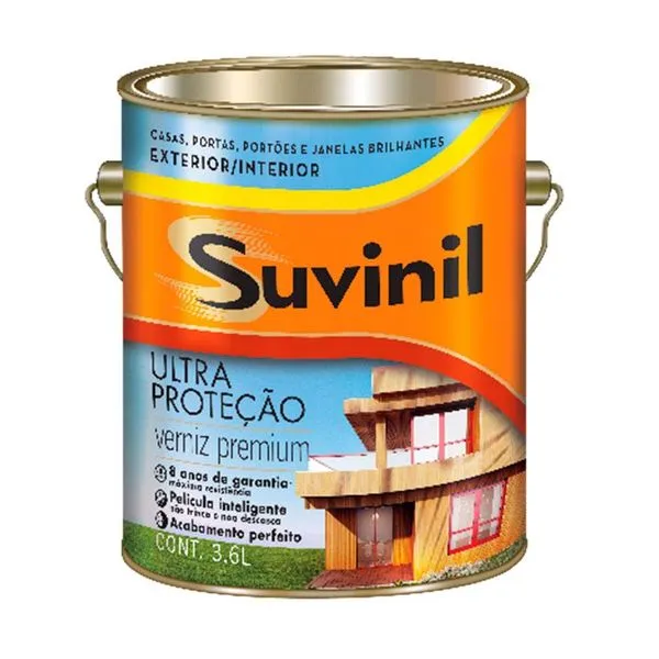 Verniz Suvinil Ultra Proteção 3,6 litros ipê