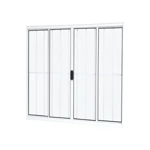 Janela Alumínio Veneziana Grade Oval Vidro Liso 6 Folhas 120X100X8 Branco Slim Ramassol