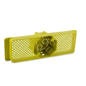 Caixa De Luz 4x4 Para Laje 300mm Amarela Force Line